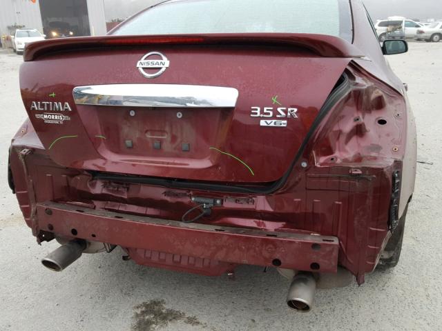 1N4BL2AP8CN484245 - 2012 NISSAN ALTIMA SR MAROON photo 9