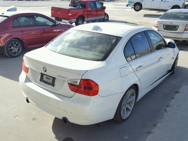 WBAVB73537VH20714 - 2007 BMW 335 I WHITE photo 4