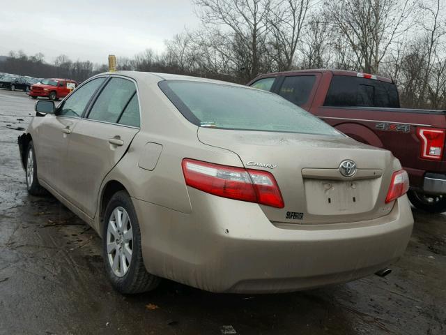 4T1BE46K37U653690 - 2007 TOYOTA CAMRY NEW BEIGE photo 3