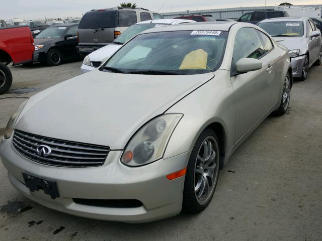 JNKCV54E25M402361 - 2005 INFINITI G35 TAN photo 2