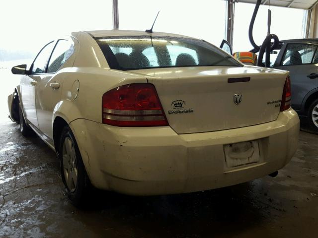 1B3LC46B69N569683 - 2009 DODGE AVENGER SE WHITE photo 3