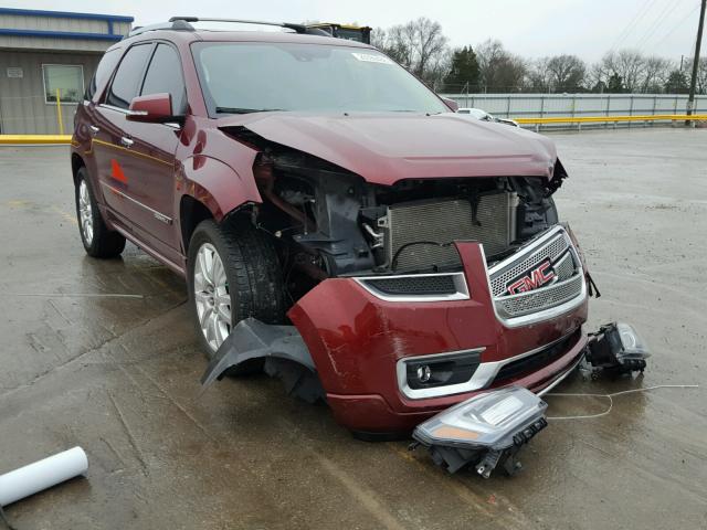 1GKKRTKD4FJ224251 - 2015 GMC ACADIA DEN MAROON photo 1