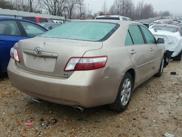 4T1BB46K17U011686 - 2007 TOYOTA CAMRY NEW TAN photo 4