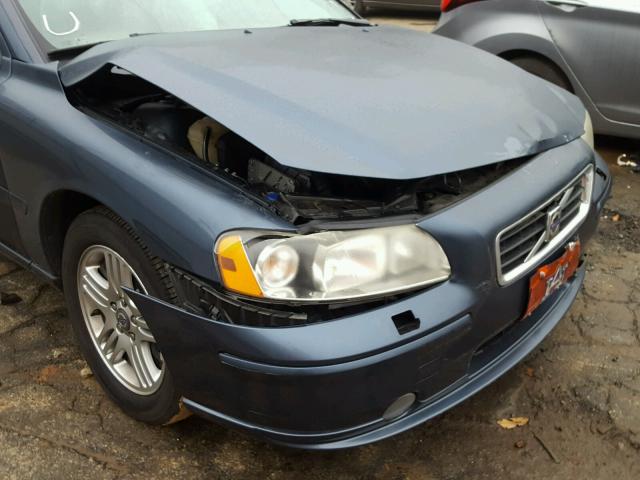 YV1RS592072618463 - 2007 VOLVO S60 2.5T BLUE photo 9