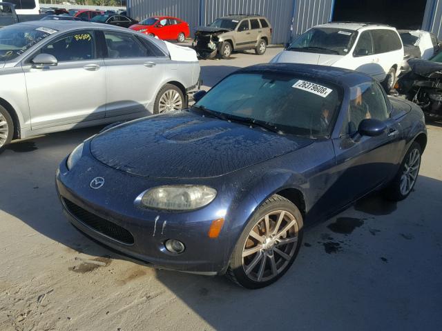 JM1NC26F980154075 - 2008 MAZDA MX-5 MIATA BLUE photo 2