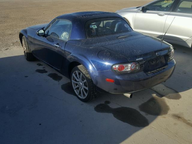 JM1NC26F980154075 - 2008 MAZDA MX-5 MIATA BLUE photo 3