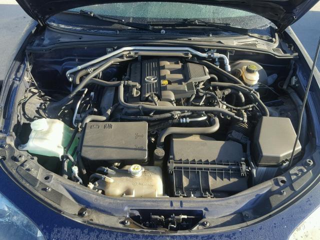 JM1NC26F980154075 - 2008 MAZDA MX-5 MIATA BLUE photo 7