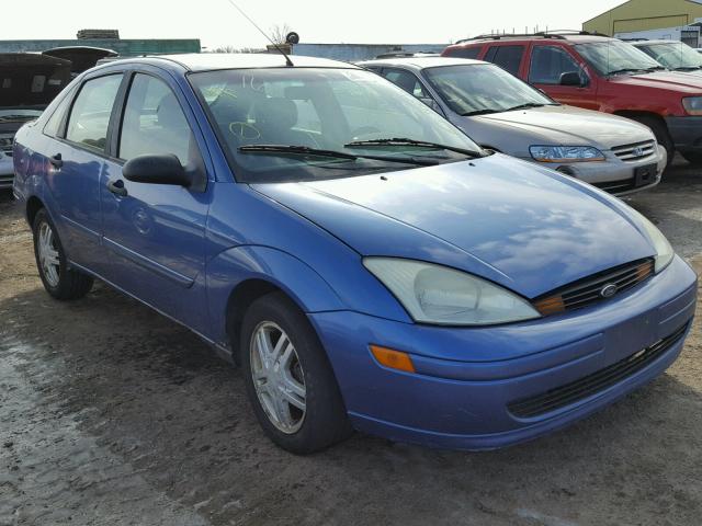 1FAFP34P12W340004 - 2002 FORD FOCUS SE BLUE photo 1