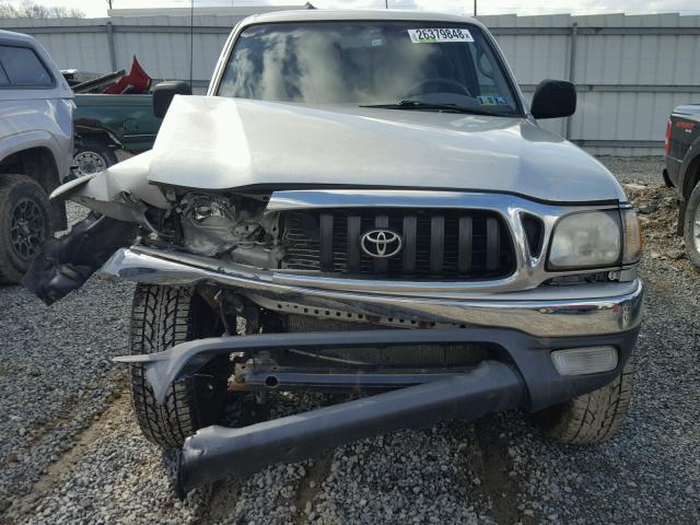 5TEHN72N92Z127709 - 2002 TOYOTA TACOMA DOU SILVER photo 7