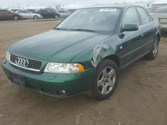 WAUED28D5XA218174 - 1999 AUDI A4 2.8 QUA GREEN photo 2