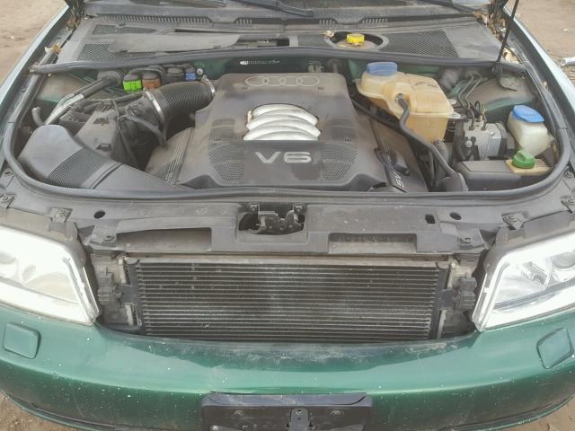 WAUED28D5XA218174 - 1999 AUDI A4 2.8 QUA GREEN photo 7