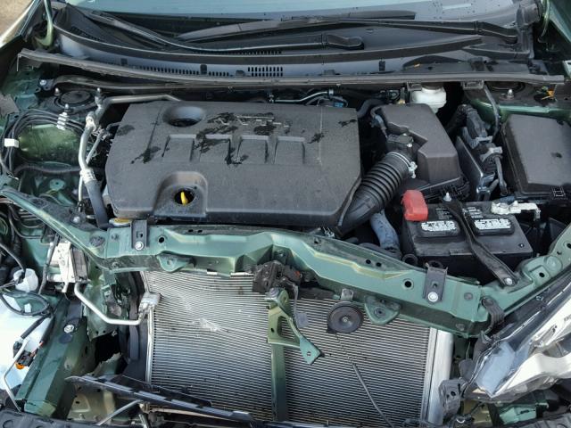 2T1BURHE9GC689389 - 2016 TOYOTA COROLLA L GREEN photo 7