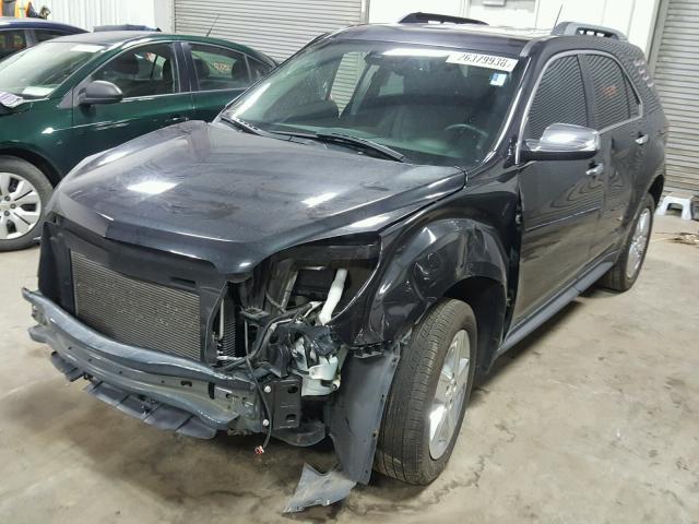 2GNFLHE38F6327126 - 2015 CHEVROLET EQUINOX LT BLACK photo 2