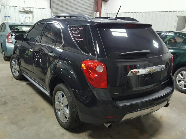 2GNFLHE38F6327126 - 2015 CHEVROLET EQUINOX LT BLACK photo 3