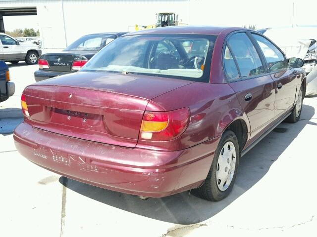 1G8ZG52801Z265625 - 2001 SATURN SL1 BURGUNDY photo 4