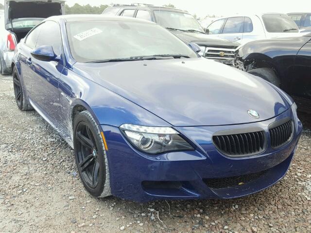 WBSEH9C50ACY25166 - 2010 BMW M6 BLUE photo 1