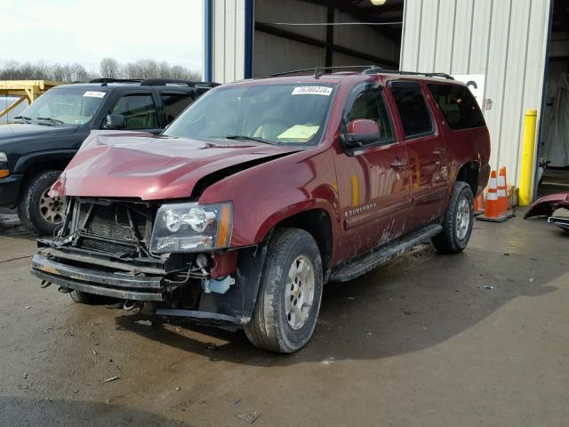 3GNFK163X8G190478 - 2008 CHEVROLET SUBURBAN K BURGUNDY photo 2