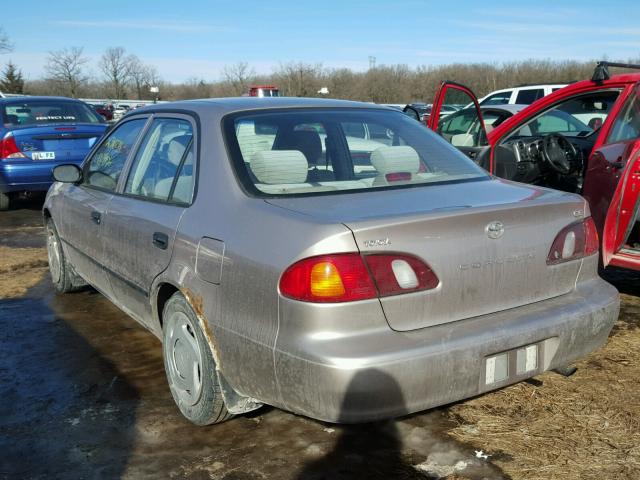 1NXBR12E3XZ251185 - 1999 TOYOTA COROLLA VE GRAY photo 3