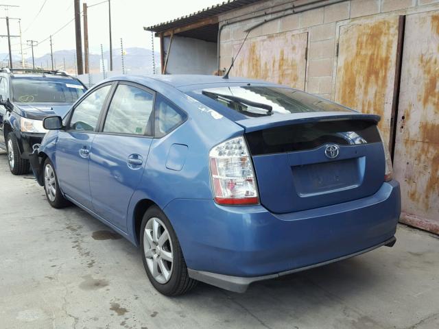 JTDKB20U897858435 - 2009 TOYOTA PRIUS BLUE photo 3