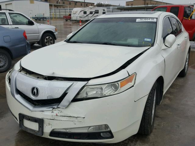 19UUA86589A005777 - 2009 ACURA TL WHITE photo 2