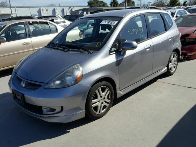 JHMGD386X8S053431 - 2008 HONDA FIT SPORT SILVER photo 2