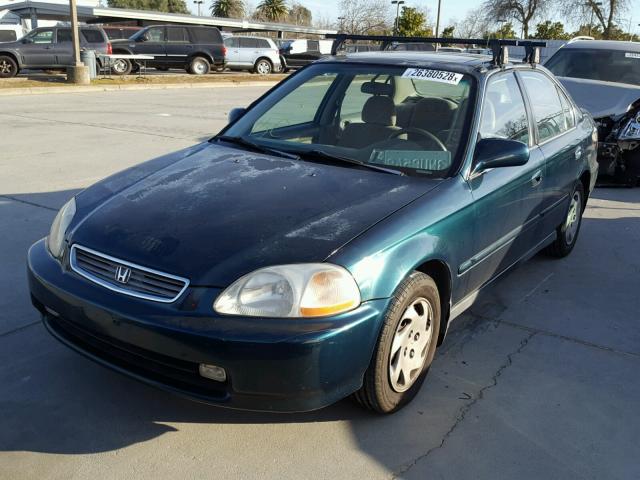 2HGEJ8542VH587593 - 1997 HONDA CIVIC EX Yaşıl foto 2