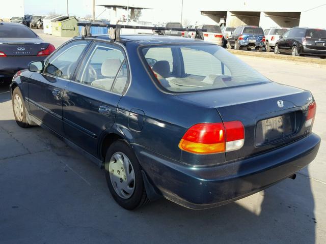 2HGEJ8542VH587593 - 1997 HONDA CIVIC EX GREEN photo 3