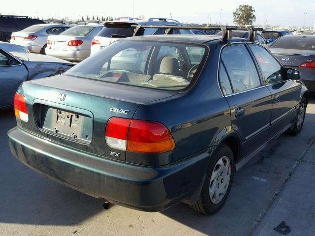 2HGEJ8542VH587593 - 1997 HONDA CIVIC EX Yaşıl foto 4