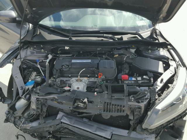 1HGCR2F36EA270711 - 2014 HONDA ACCORD LX GRAY photo 7