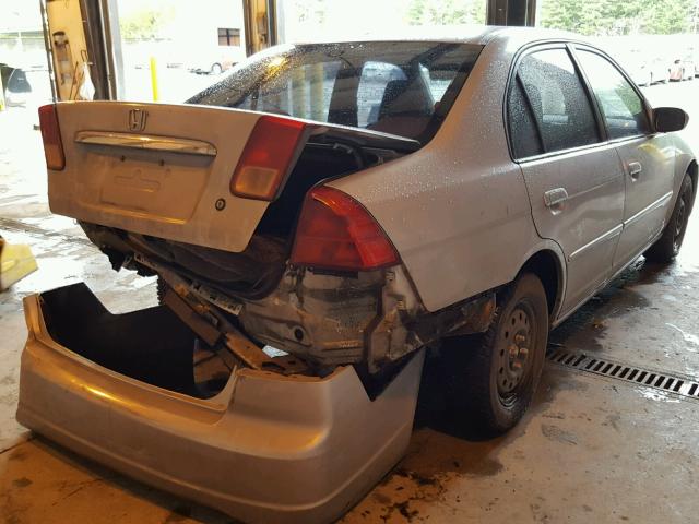 2HGES26741H591125 - 2001 HONDA CIVIC EX ვერცხლისფერი ფოტო 4