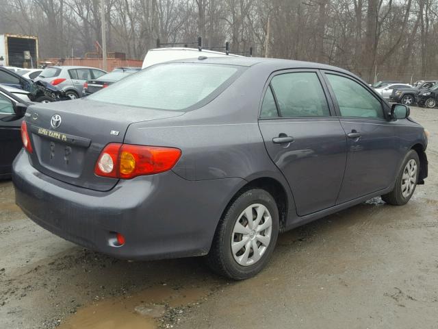 JTDBL40E099035150 - 2009 TOYOTA COROLLA BA GRAY photo 4