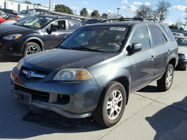 2HNYD18895H517608 - 2005 ACURA MDX TOURIN CHARCOAL photo 2