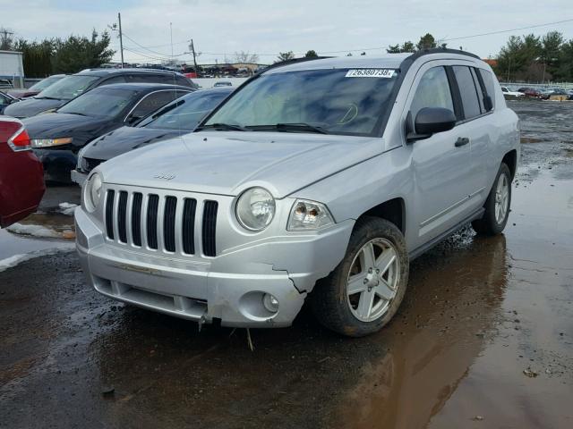 1J8FF47W18D696729 - 2008 JEEP COMPASS SP GRAY photo 2