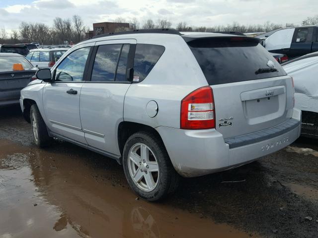 1J8FF47W18D696729 - 2008 JEEP COMPASS SP GRAY photo 3