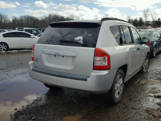 1J8FF47W18D696729 - 2008 JEEP COMPASS SP GRAY photo 4