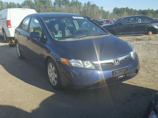 1HGFA16557L073665 - 2007 HONDA CIVIC LX PURPLE photo 1