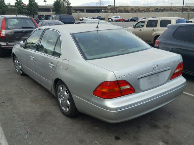 JTHBN30F730101278 - 2003 LEXUS LS 430 SILVER photo 3