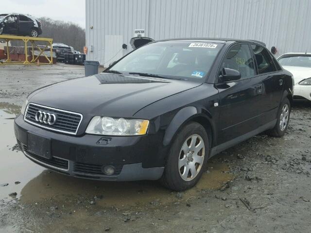 WAULC68E53A253320 - 2003 AUDI A4 1.8T QU BLACK photo 2