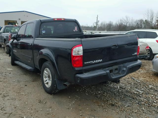 5TBET38145S466166 - 2005 TOYOTA TUNDRA DOU BLACK photo 3