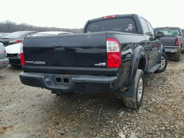 5TBET38145S466166 - 2005 TOYOTA TUNDRA DOU BLACK photo 4