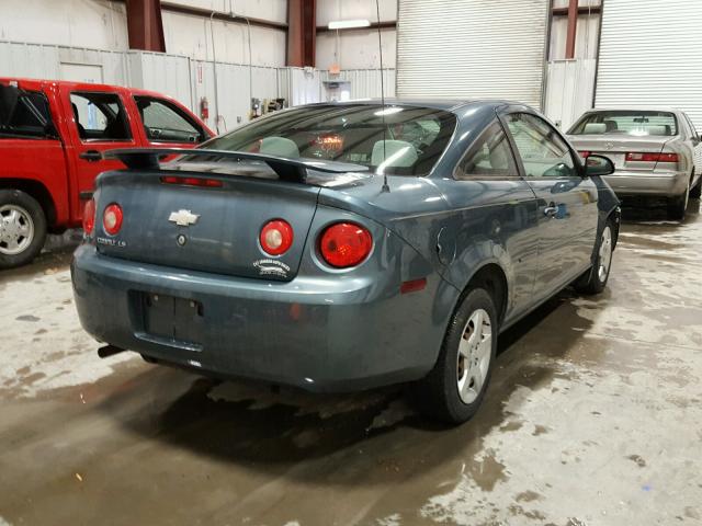 1G1AK15FX67829698 - 2006 CHEVROLET COBALT LS BLUE photo 4