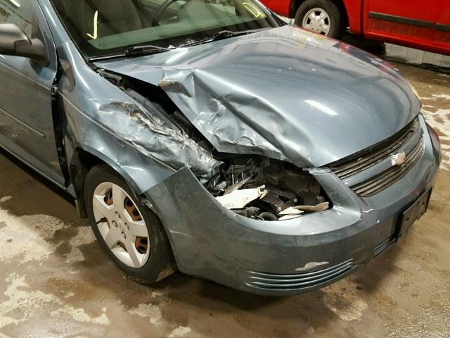 1G1AK15FX67829698 - 2006 CHEVROLET COBALT LS BLUE photo 9