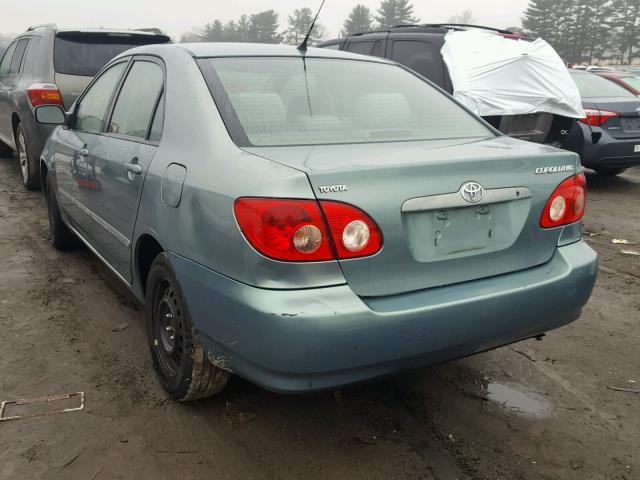 2T1BR30E55C374001 - 2005 TOYOTA COROLLA CE GREEN photo 3