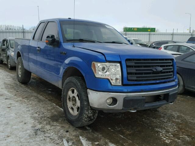 1FTFX1EV2AFA05621 - 2010 FORD F150 SUPER BLUE photo 1