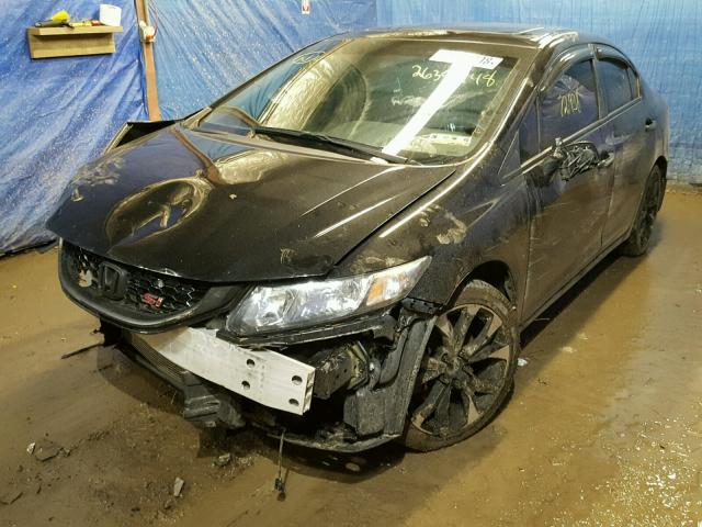 2HGFB6E51DH711205 - 2013 HONDA CIVIC SI BLACK photo 2