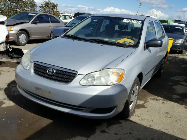 2T1BR32E17C756946 - 2007 TOYOTA COROLLA CE SILVER photo 2