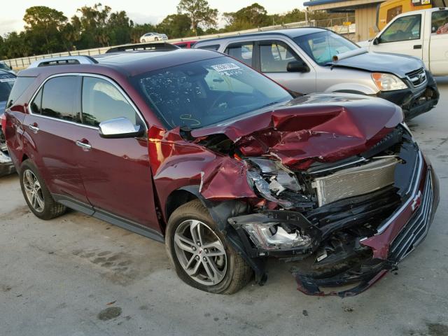 2GNALDEK5H1501969 - 2017 CHEVROLET EQUINOX PR RED photo 1