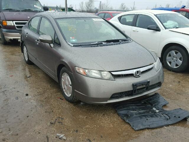 JHMFA362X7S023400 - 2007 HONDA CIVIC HYBR GOLD photo 1