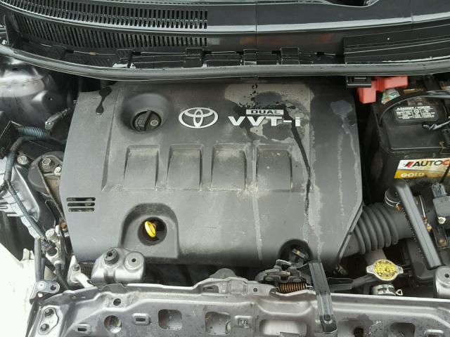 JTKKU4B42A1001952 - 2010 TOYOTA SCION XD GRAY photo 7