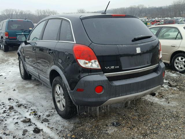 3GSCL33P08S529195 - 2008 SATURN VUE XE BLACK photo 3